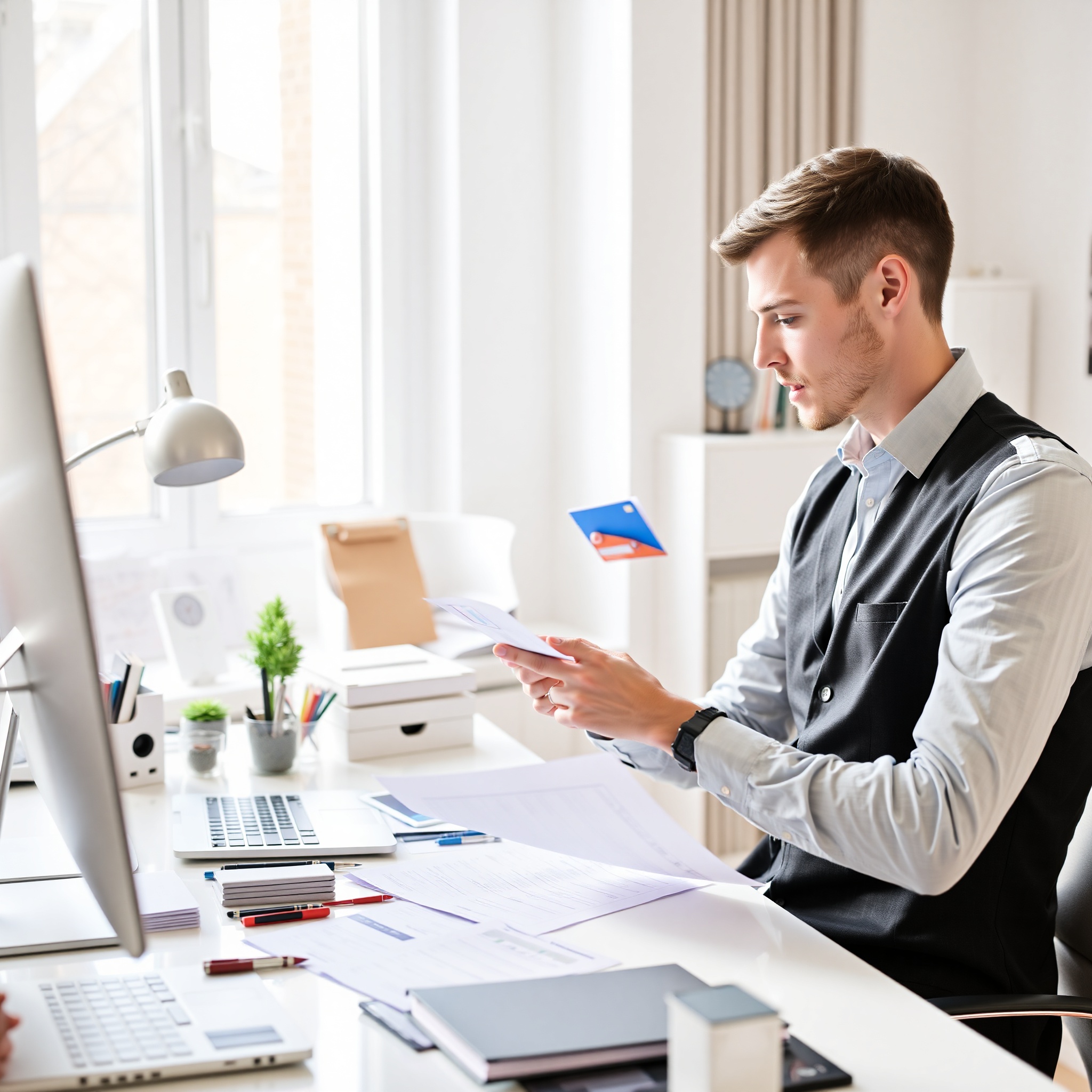 Credit card and debt management strategy visualization for smart financial planning